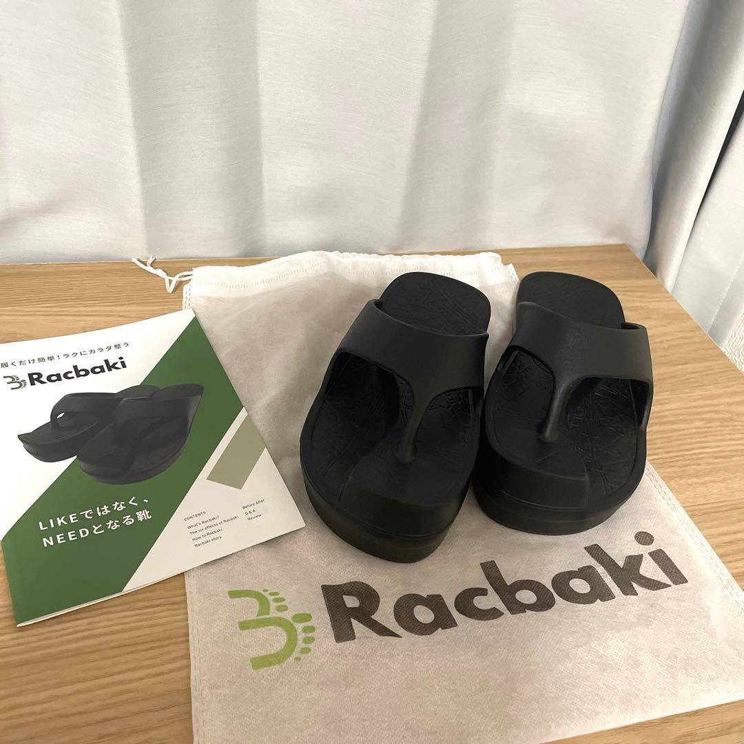 Racbaki イージーサンダル ブラック Mサイズ