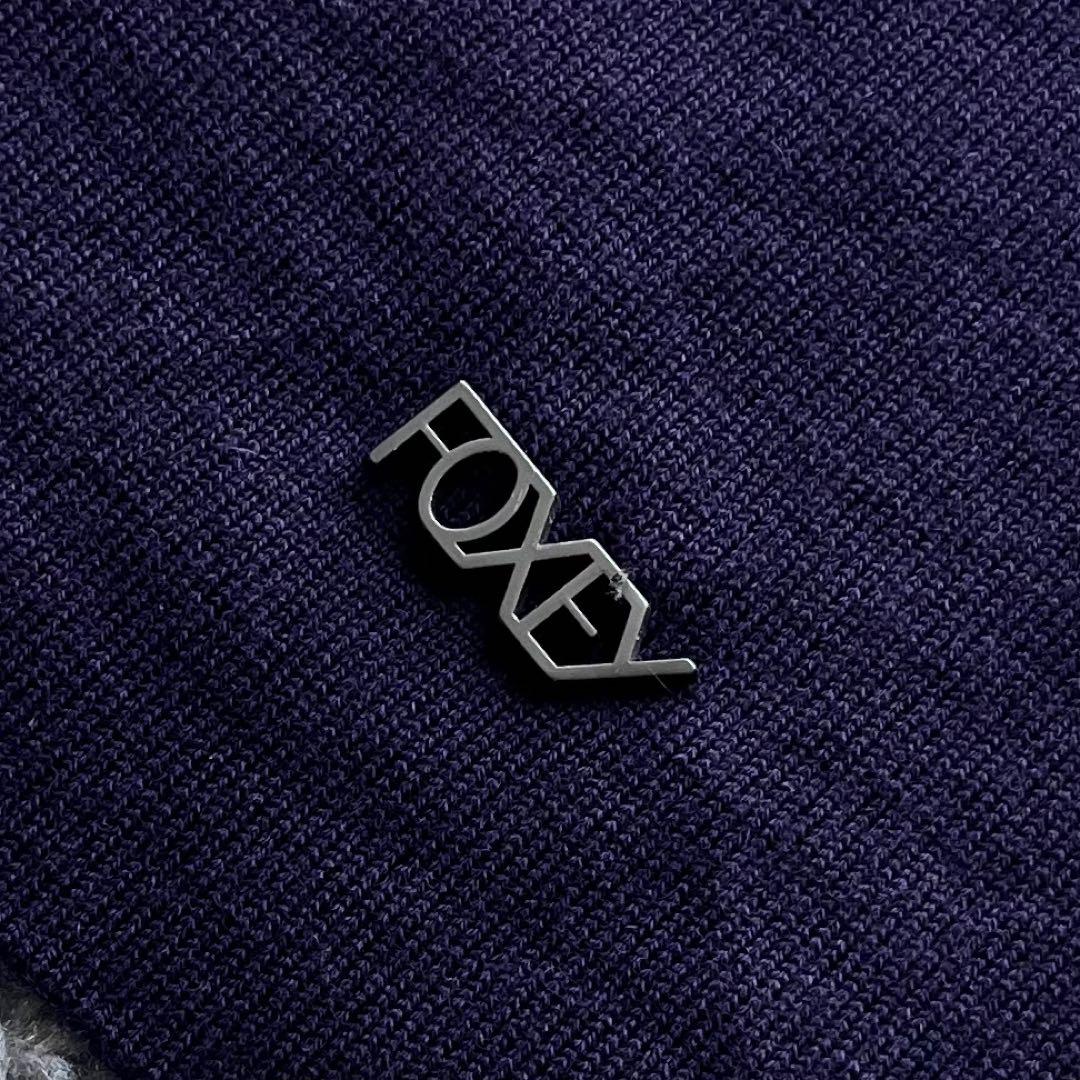 FOXEY NY 40 パープル グレースウール カーディガン