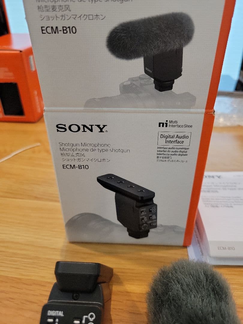 SONY ECM-B10 ショットガンマイクロフォン
