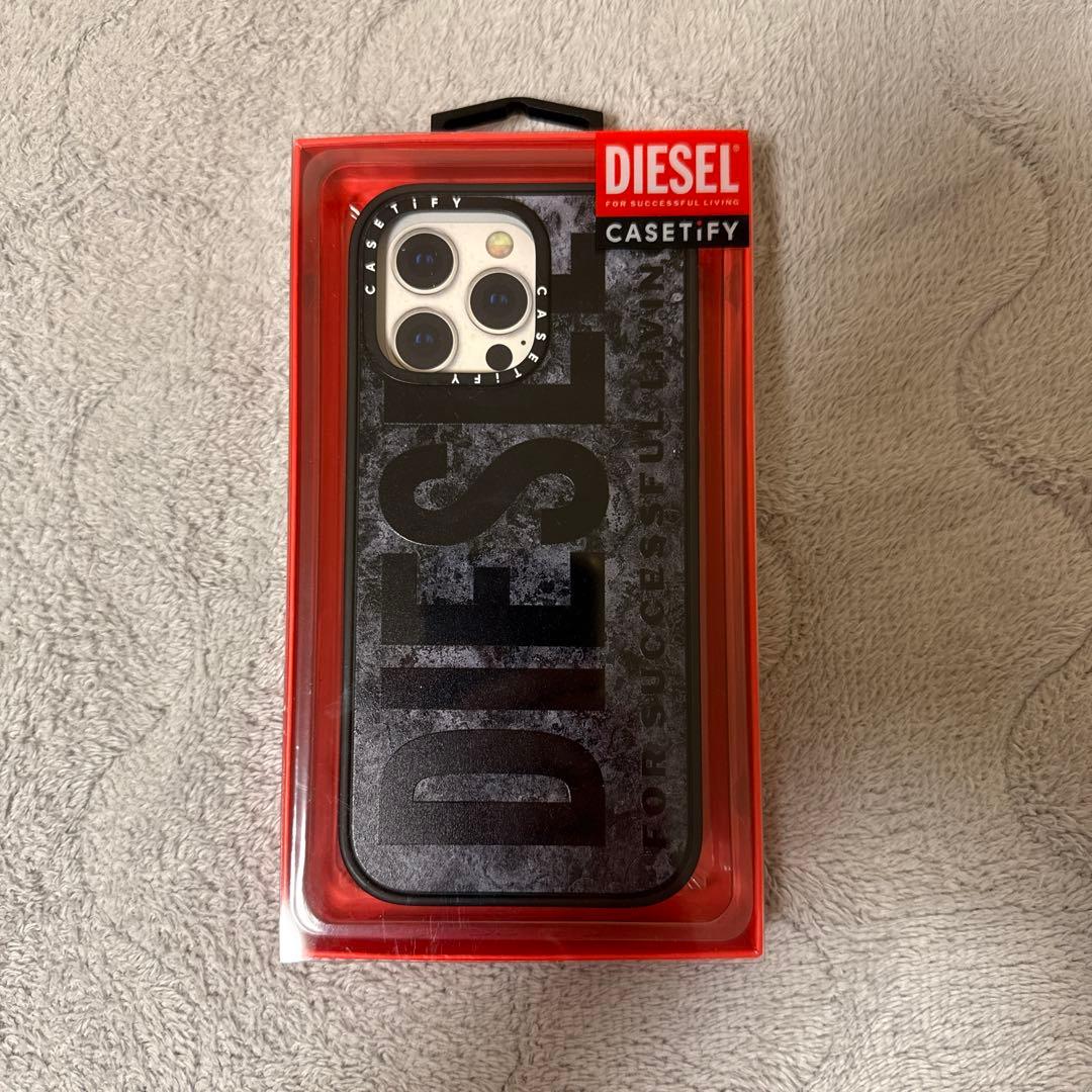 スマホアクセサリー DIESEL Black Oxidized Biscotto Case
