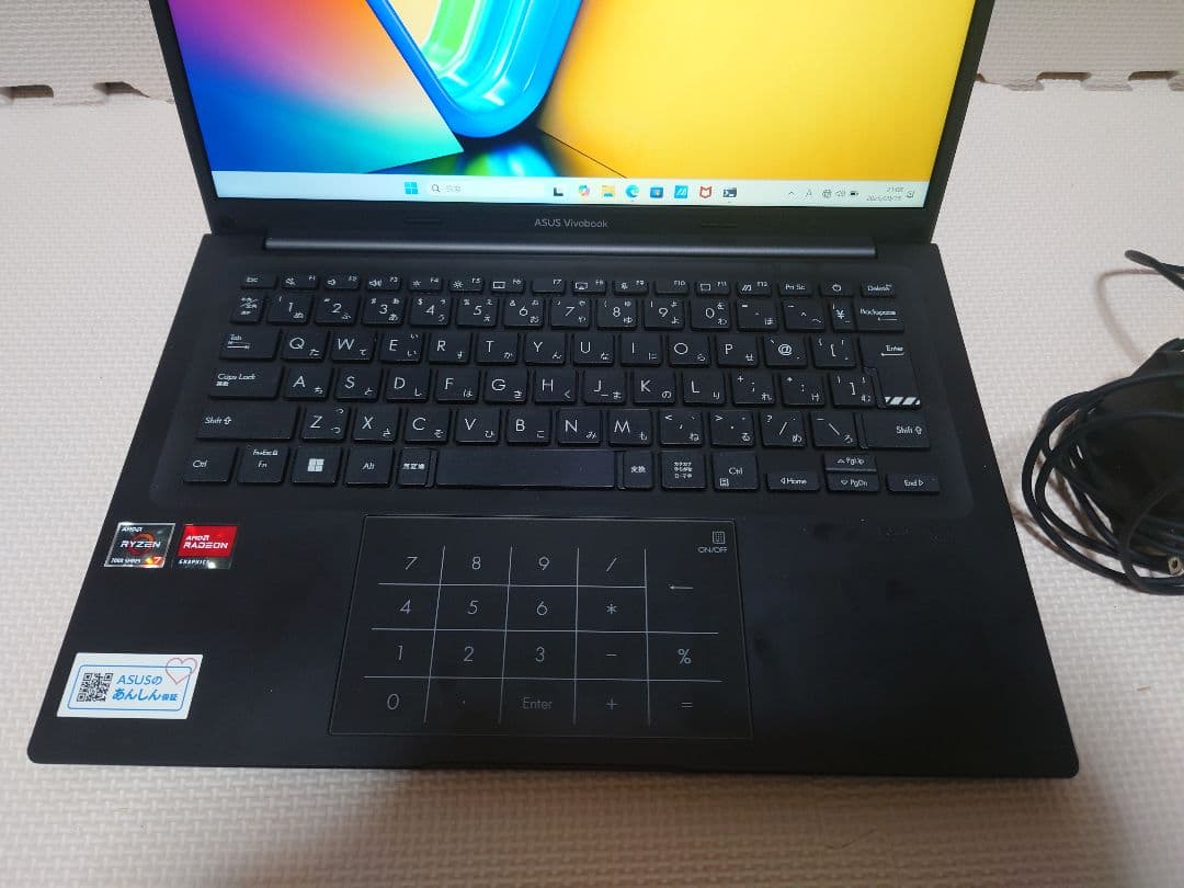 ASUS Vivobook/Ryzen7 7730U/16・1TBssd/14型