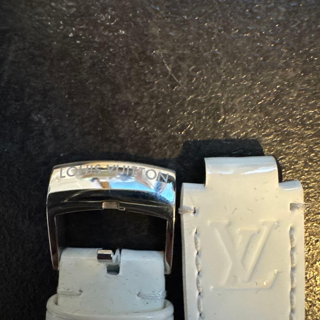 ルイ・ヴィトン ホワイトタンブール　純正レザーベルト
