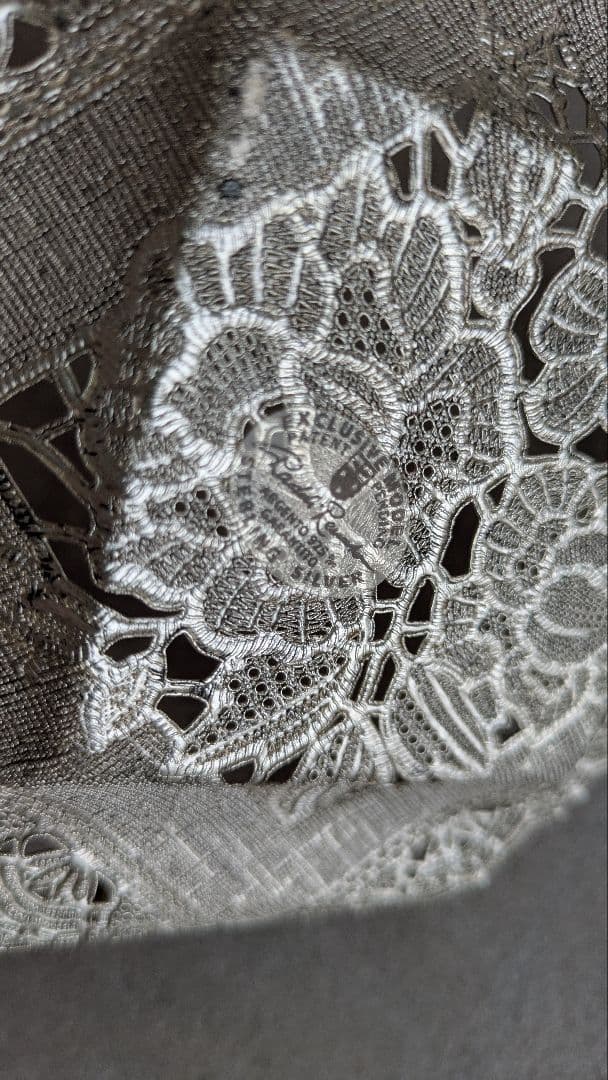 銀製レーストレイ　小物入れ　スターリングシルバー