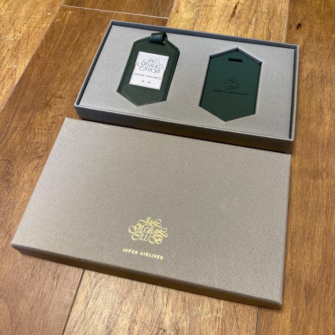 【未使用】JAL グローバルクラブ 亀タグ 箱付き 名前あり