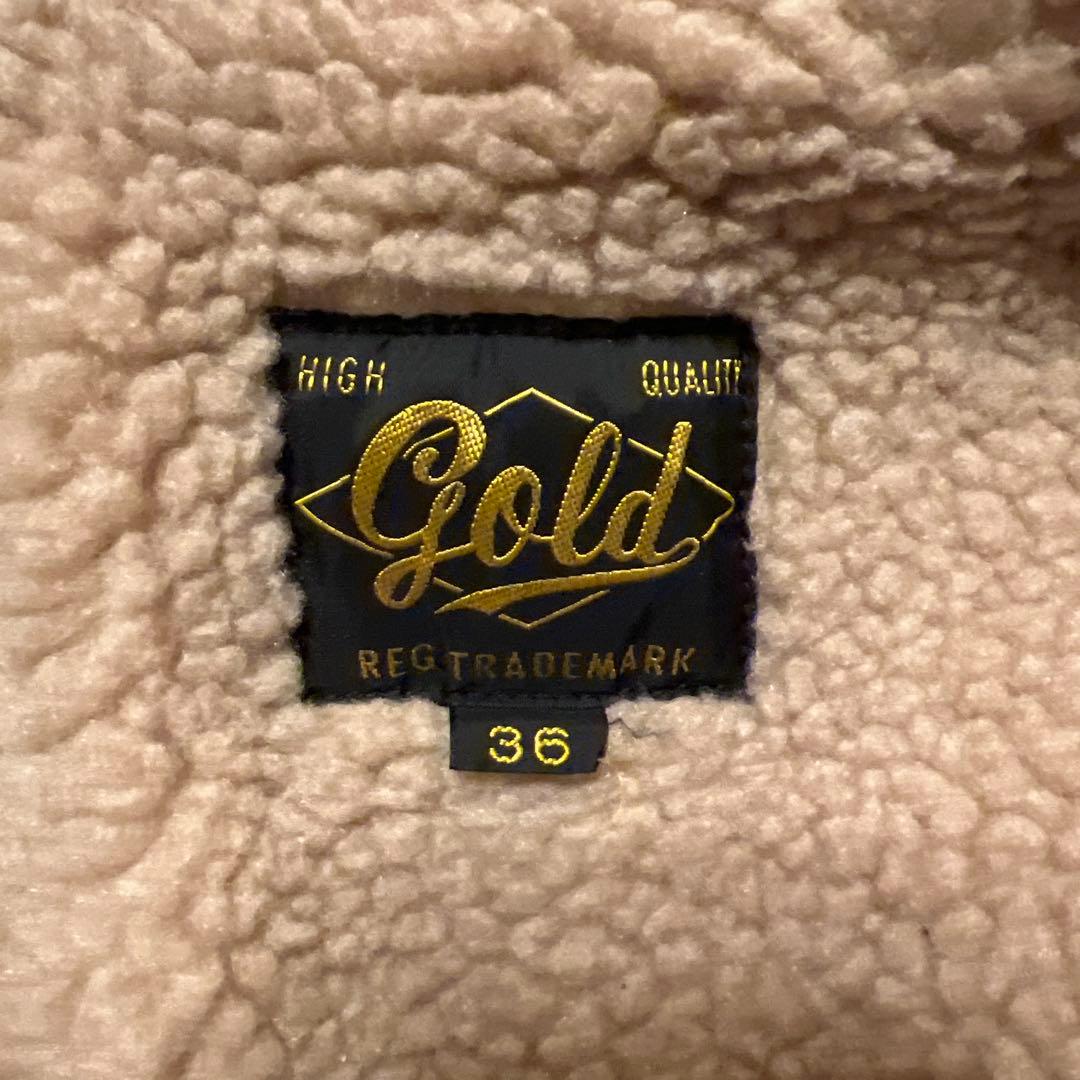 東洋エンタープライズ　GOLD スウェードボアジャケット