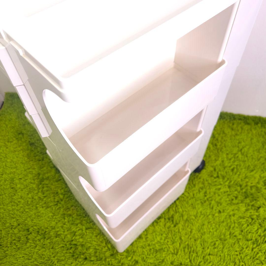 【正規品】B-LINE ボビーワゴン 3段3トレイ ホワイト