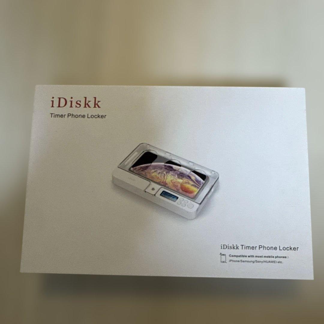iDiskk Timer Phone Locker ホワイト