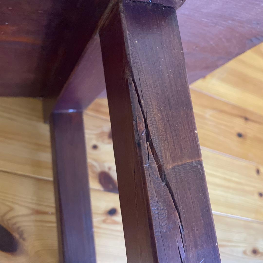 アンティーク 裁ち台 裁板 一枚板　柿渋塗り　昭和レトロ