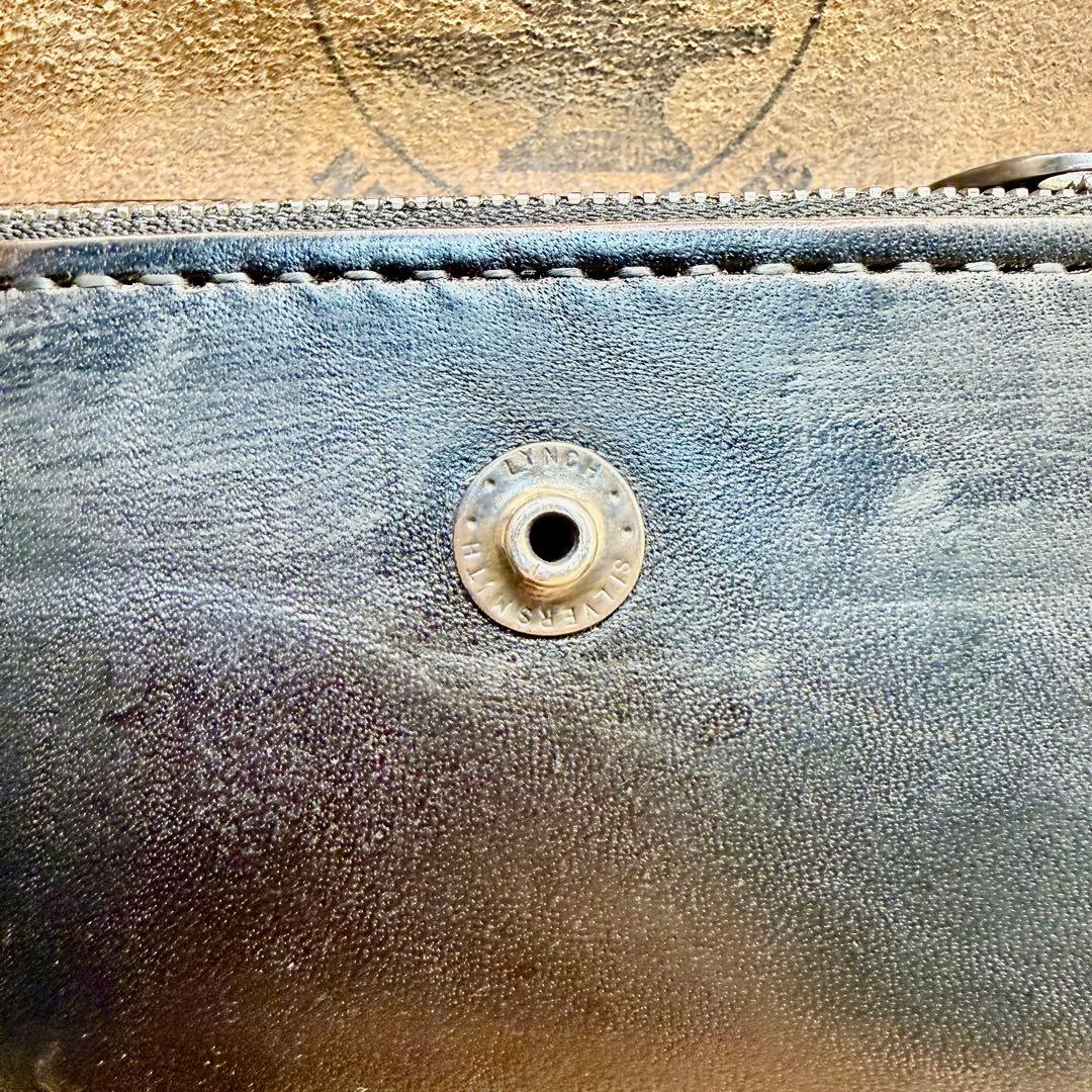 ギャラ付き　リンチシルバースミス　レザーウォレット　財布