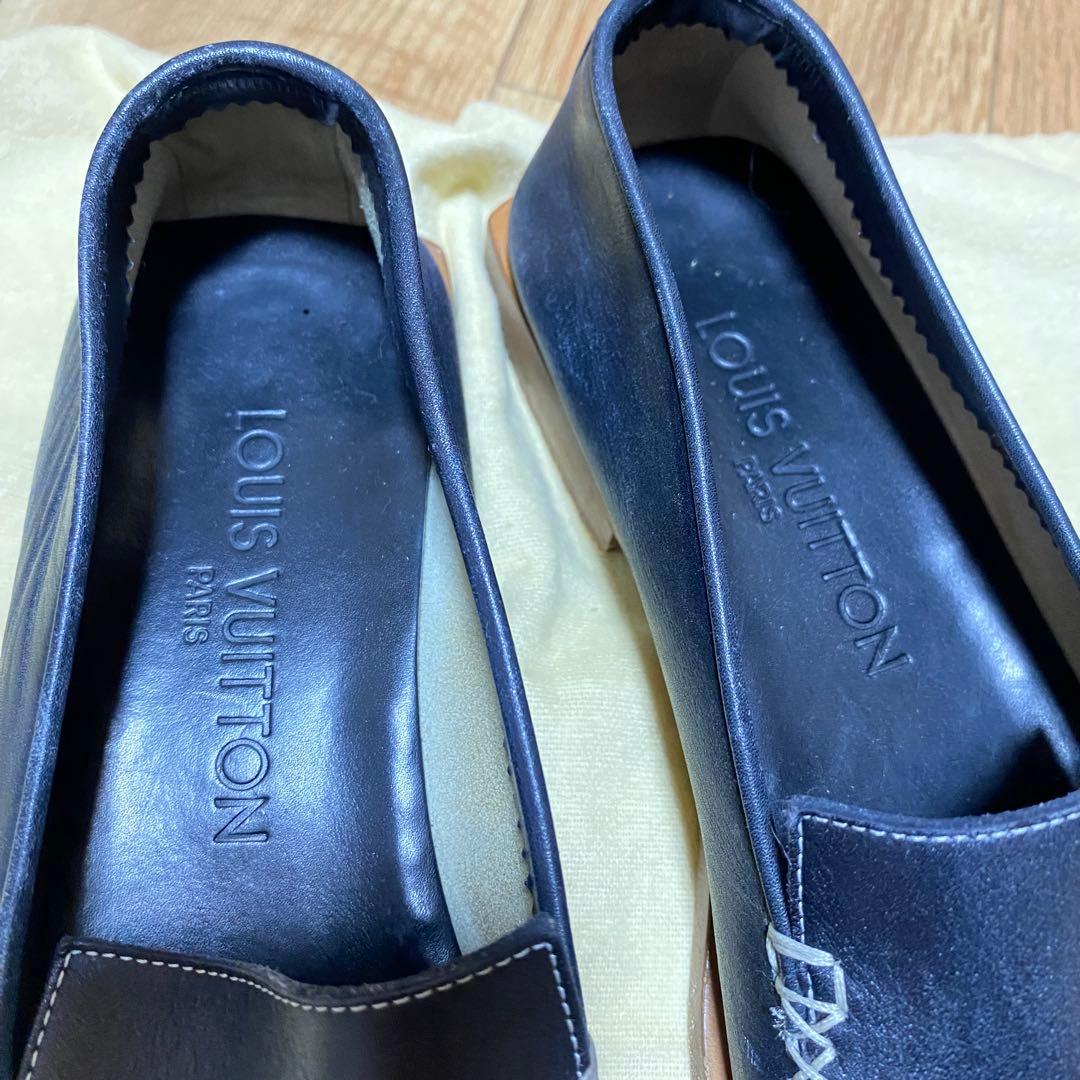 LOUIS VUITTON スクエアローファー　23cm