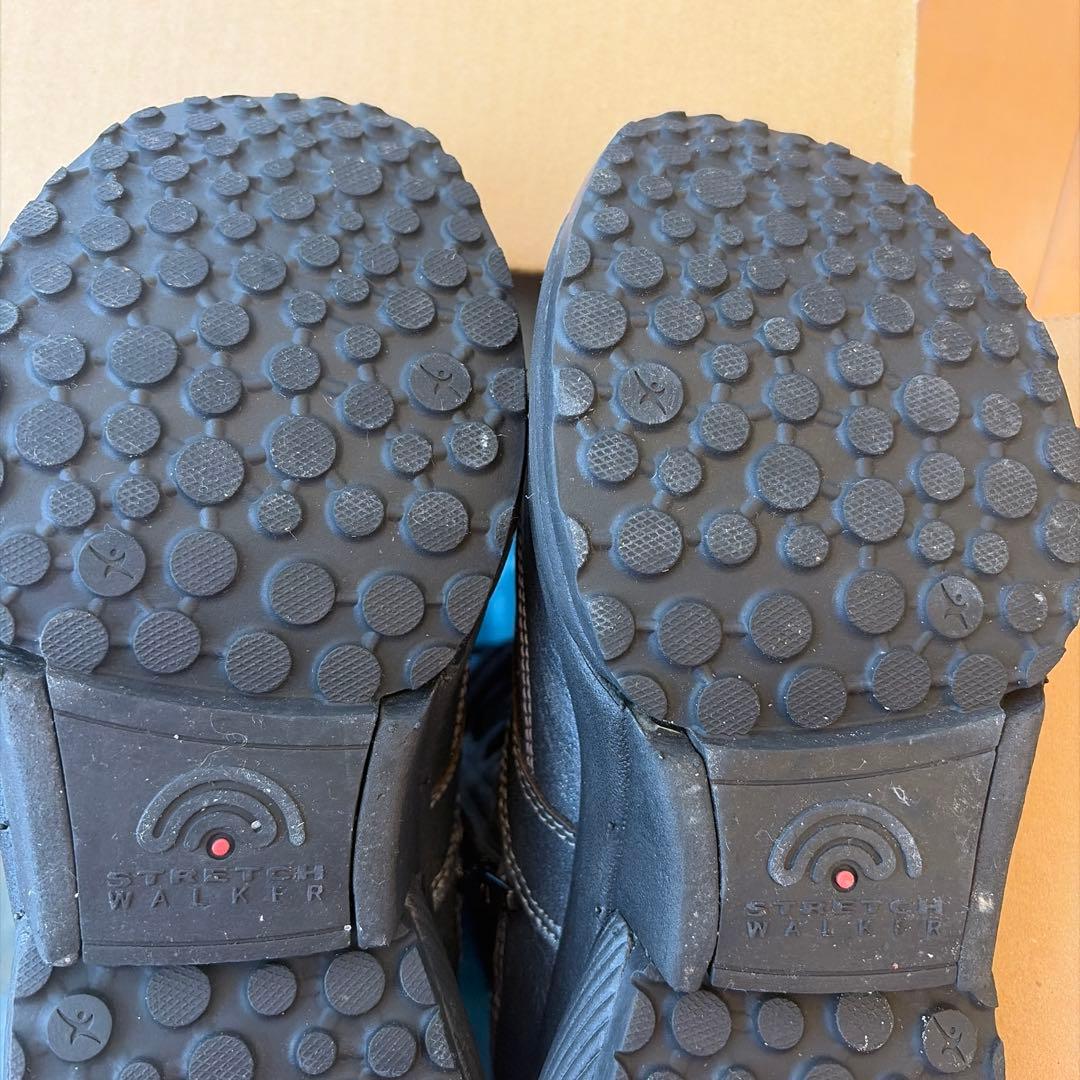 のさかストレッチウォーカー38 カジュアルブーツ グレー スエード