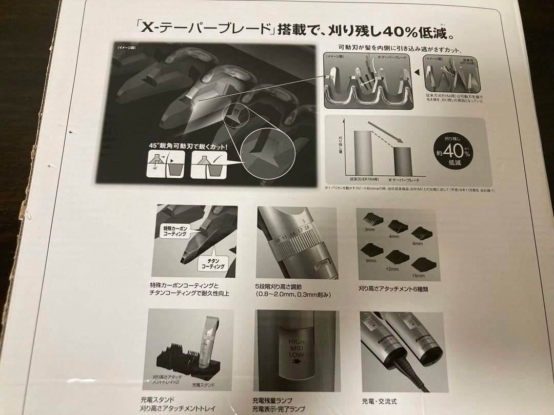 【匿名配送】部品一部無しPanasonic ER 1510P バリカン