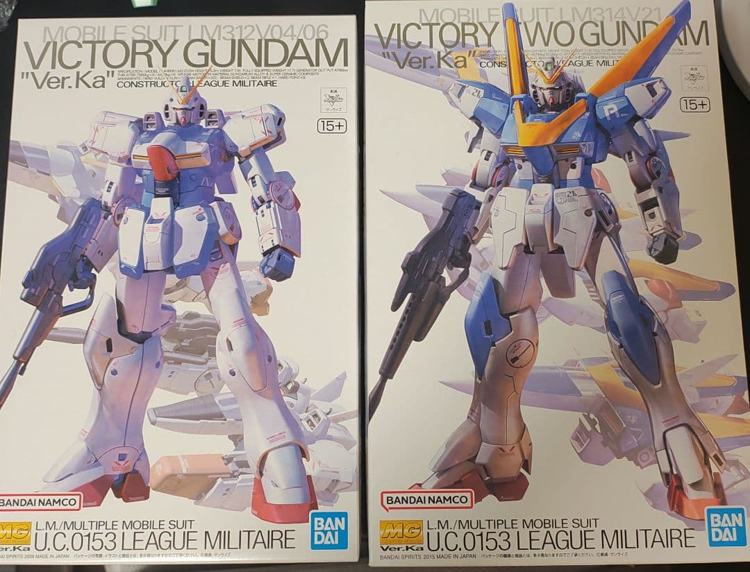 MG Vガンダム＆V2ガンダム　ver.ka