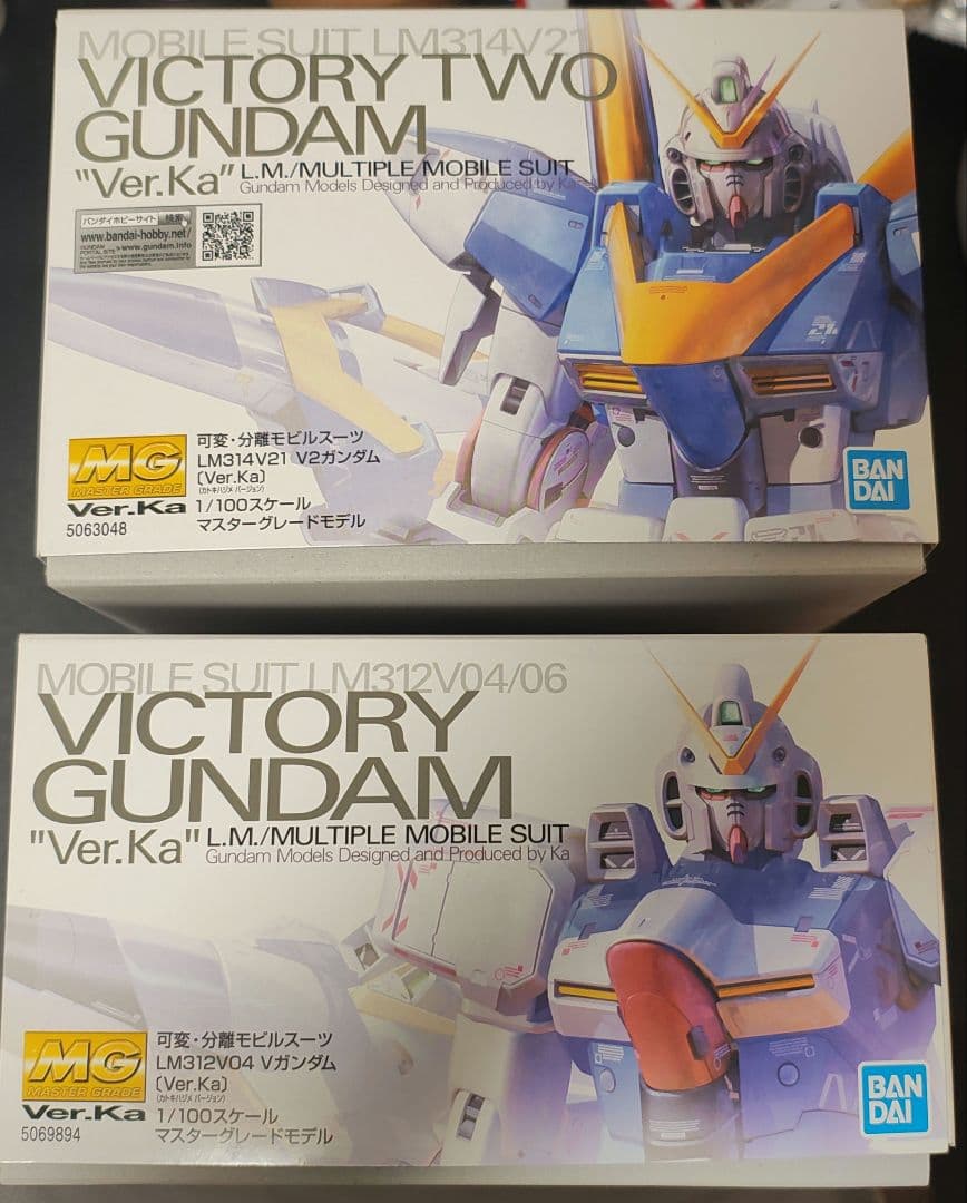 MG Vガンダム＆V2ガンダム　ver.ka