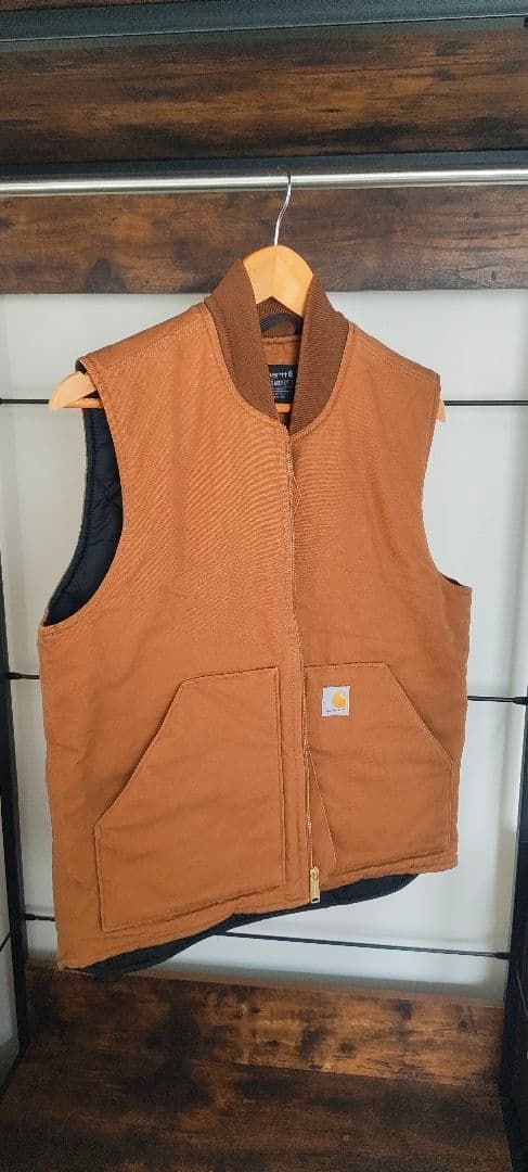 Carhartt リラックスフィット ベスト M ブラウン