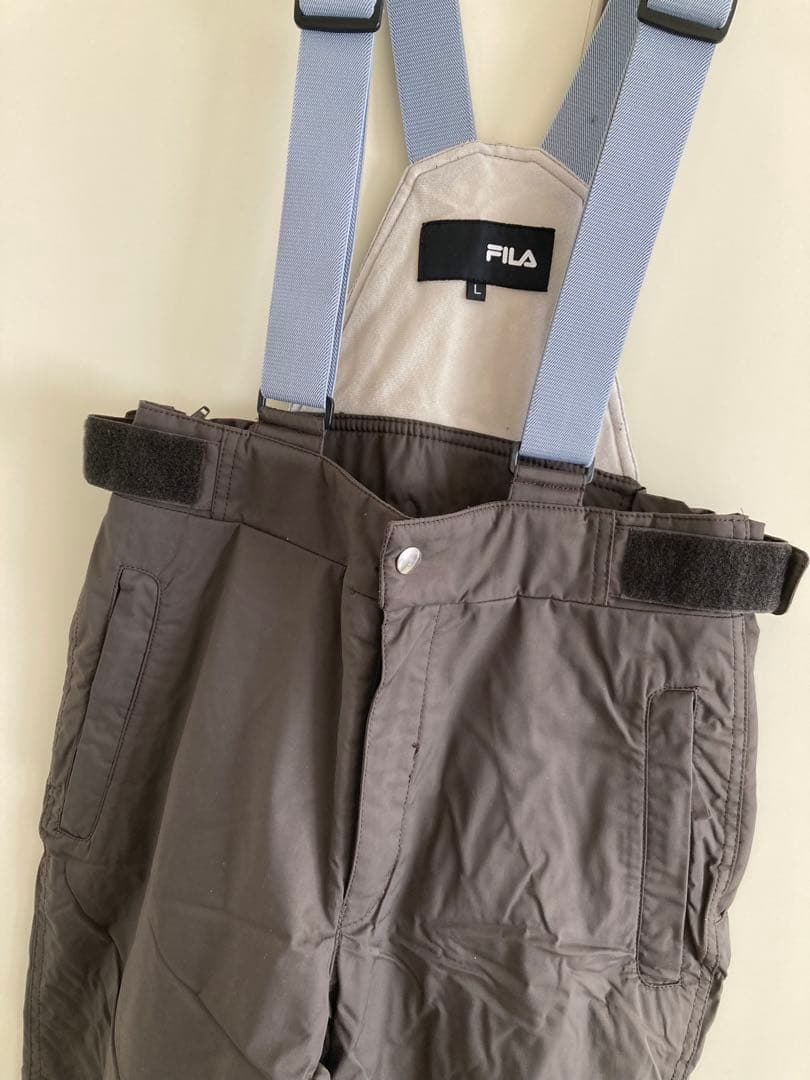 FILAフィラ/ダウンスキーウェア/ベージュ/Lサイズ