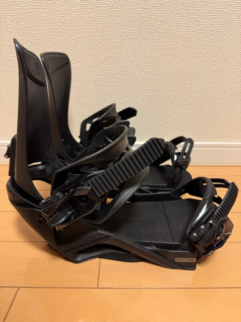 サロモン　リズム　Mサイズ　ブラック　スノボビンディング【24-25モデル】