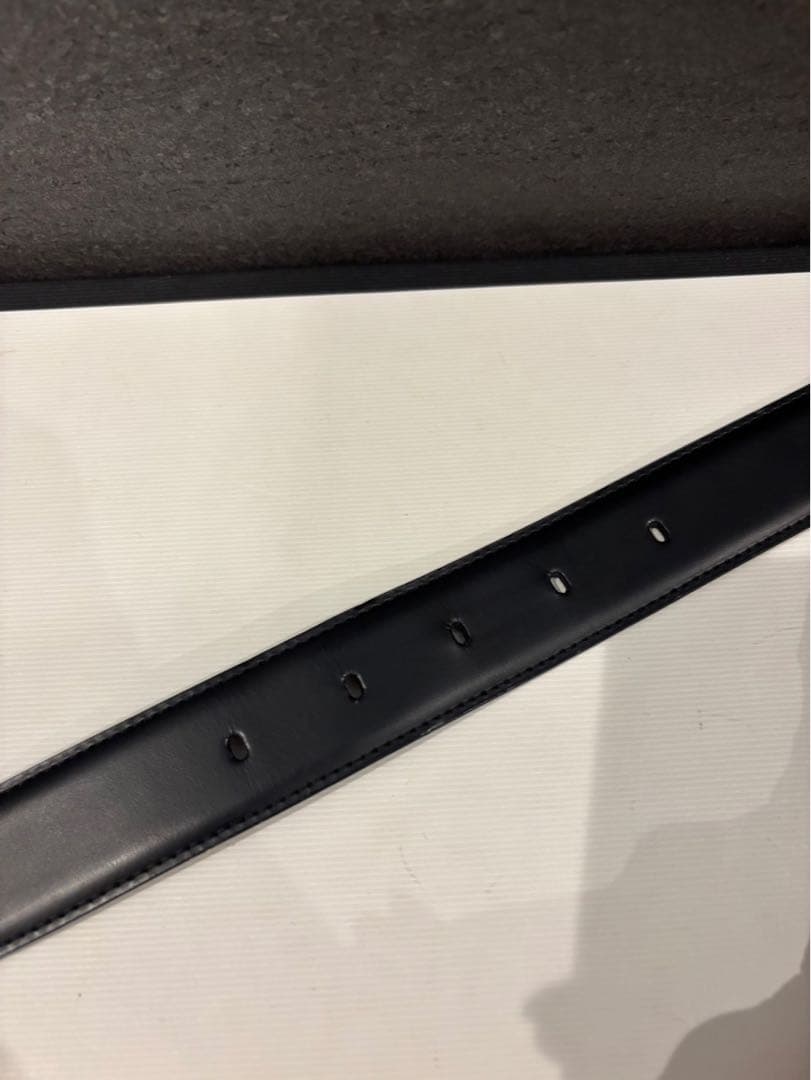 カルティエ　サントス　レザーベルト 黒　102㎝