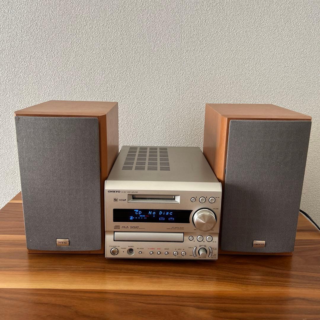 ONKYO CD/MDプレイヤー　スピーカー　ミニコンポ