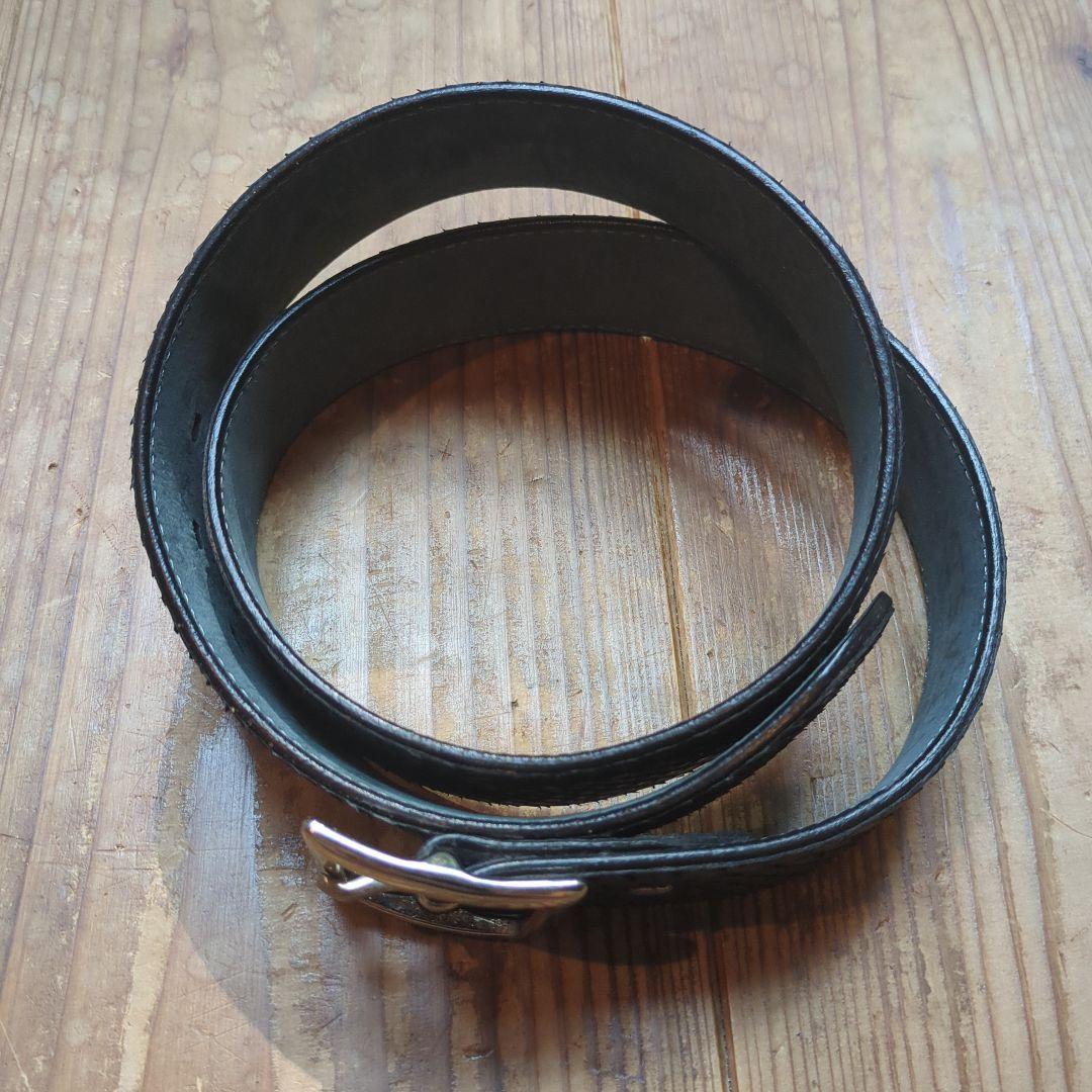 visvim パイソンベルト ブラック