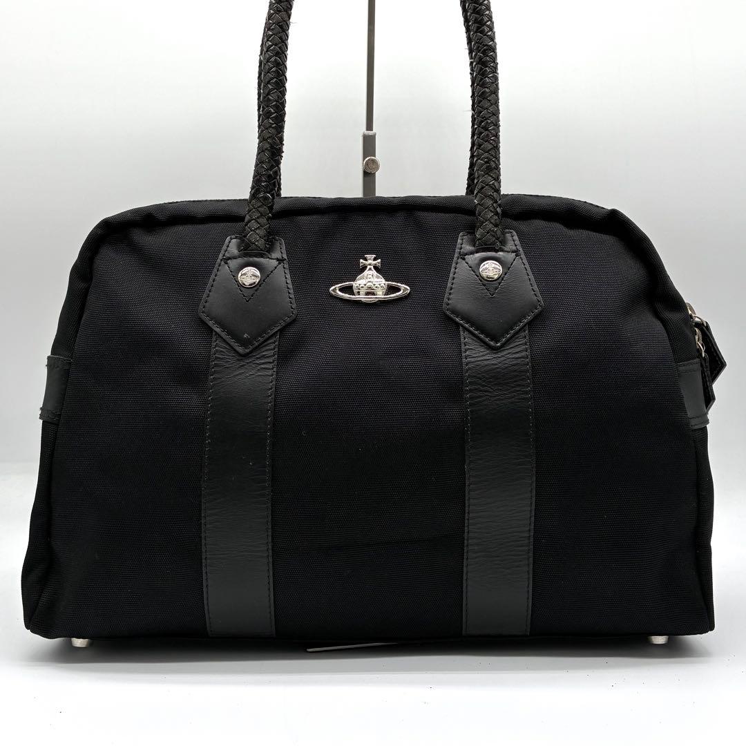 ヴィヴィアンウエストウッド トートバッグ ブラック オーブ 金具