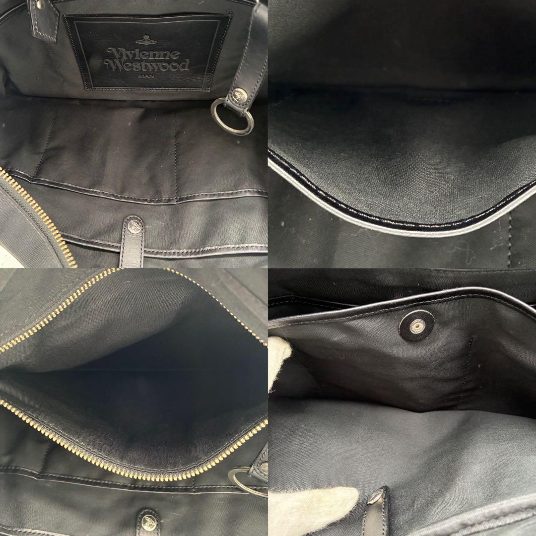 ヴィヴィアンウエストウッド トートバッグ ブラック オーブ 金具