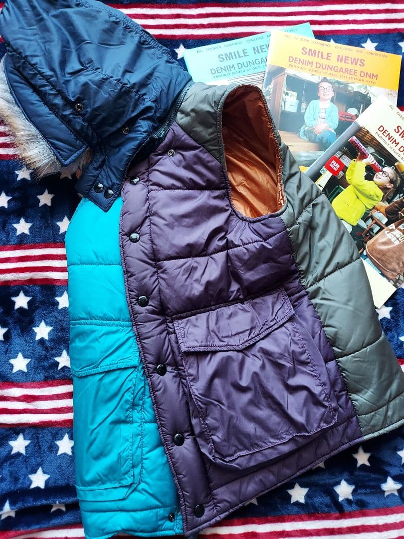 ♡専用♡ デニム&ダンガリー ショルダーバッグ・ベスト2点おまとめ