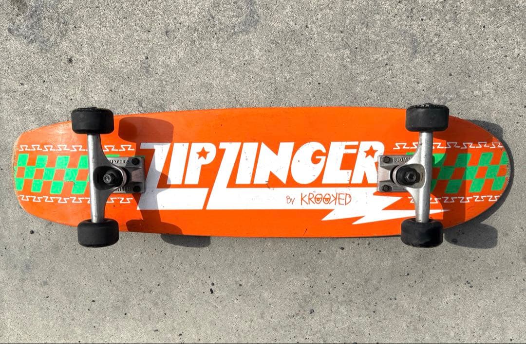 KROOKED DECK クルキッド デッキ TEAM ZIP ZINGER