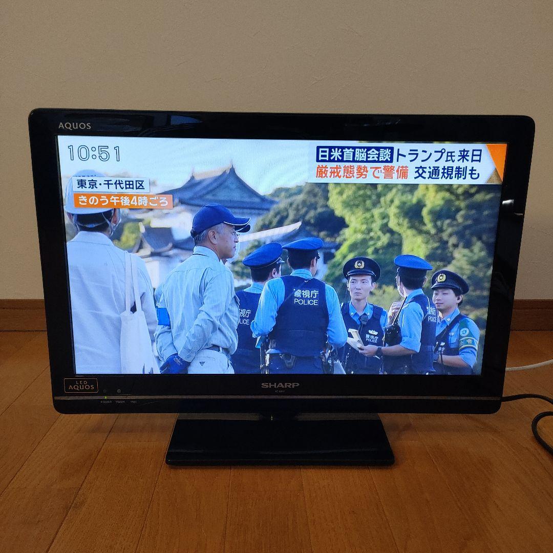SHARP 22型 液晶テレビ ブラック AQUOS LC-22K7-B