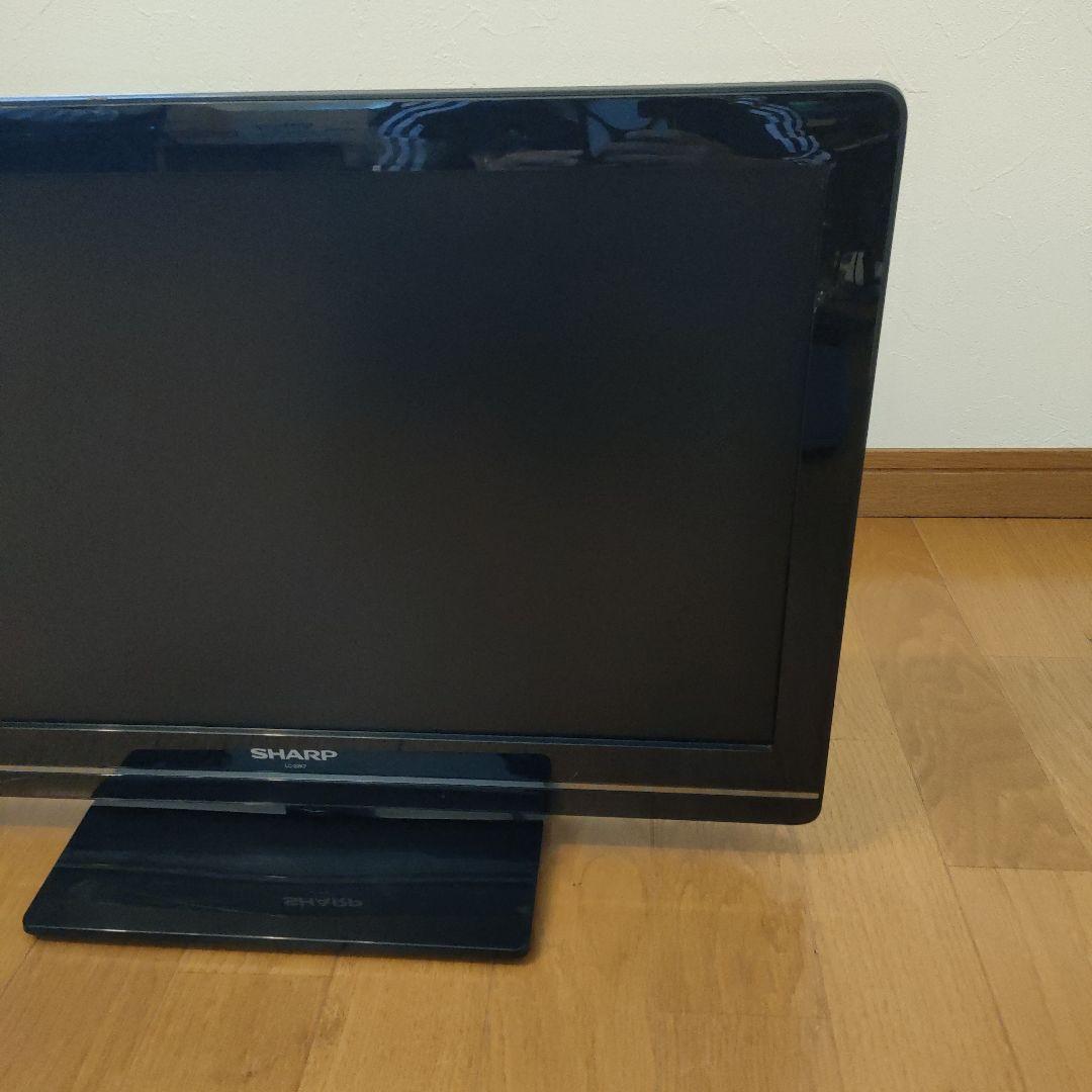 SHARP 22型 液晶テレビ ブラック AQUOS LC-22K7-B