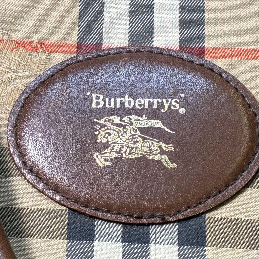 burberrys バーバリーズ ボストンバッグ ベージュ チェック柄