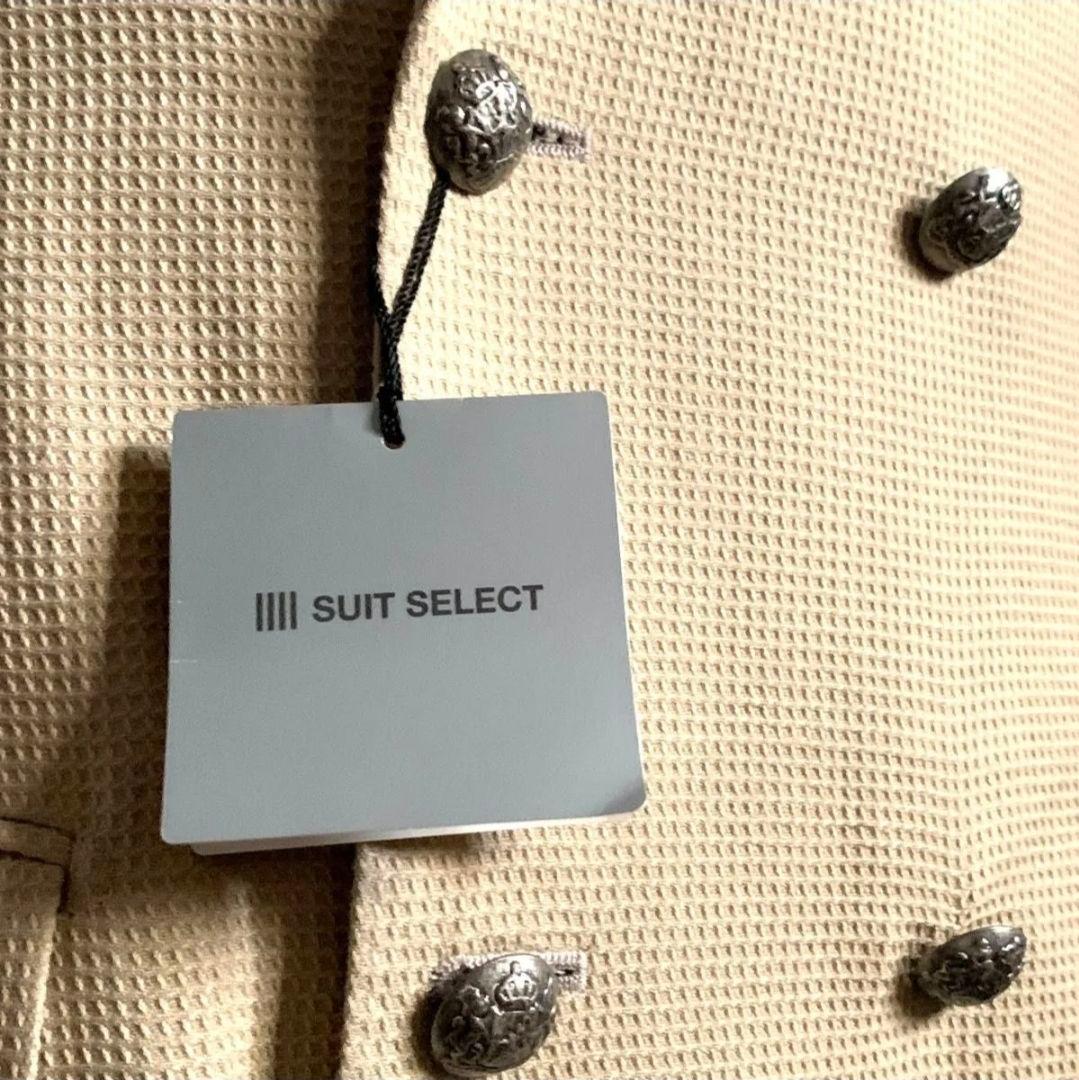 【未使用タグ付】SUIT SELECT AB6 綿×麻　テーラードジャケット