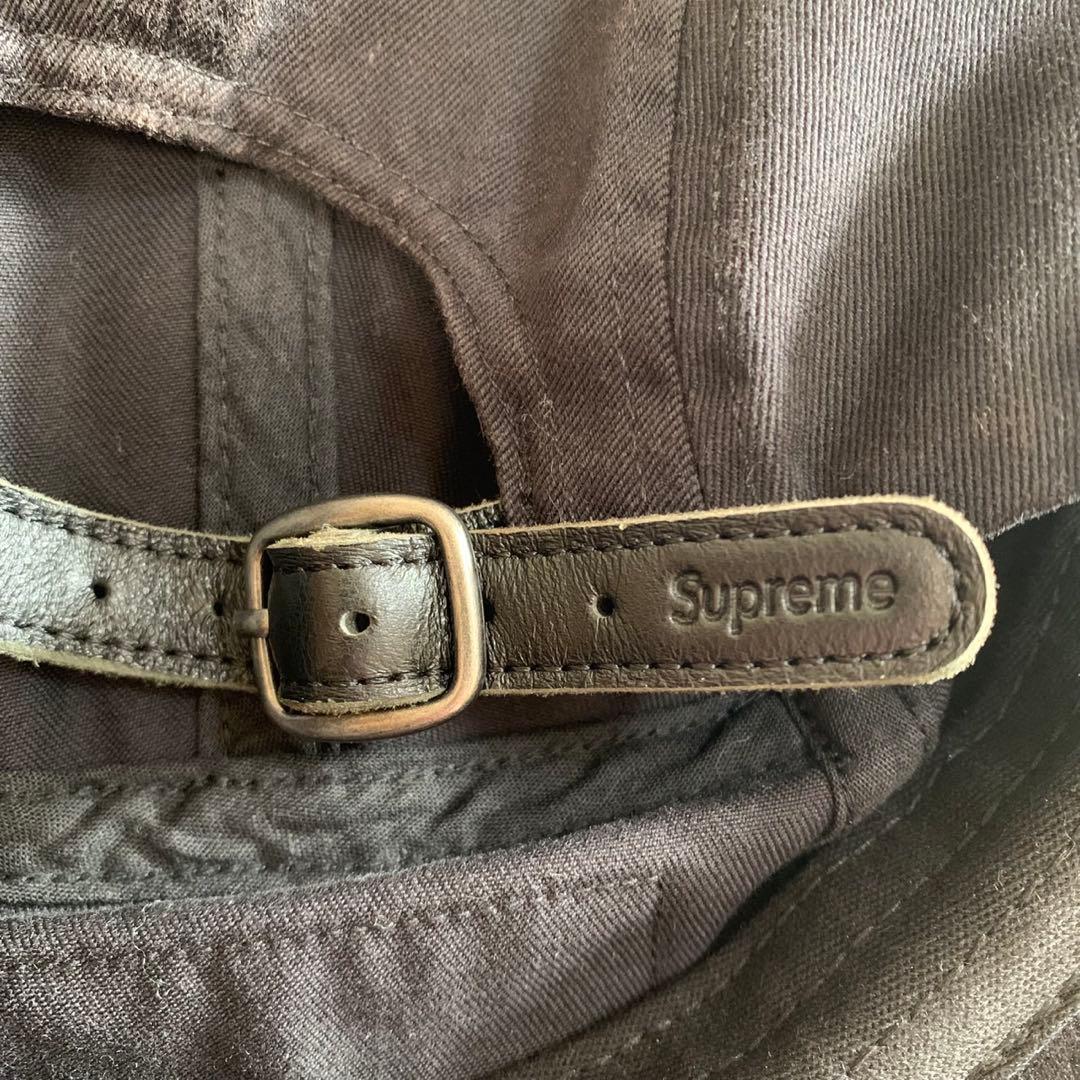 Supreme Washed Chino Twill Camp Cap 黒