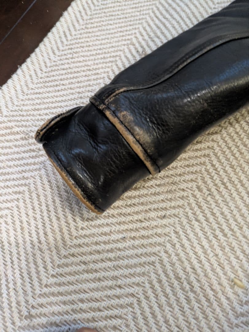 玉*置様 極小ロット　ウルフズヘッド　ワコマリア　ライダース　S　ボア付き