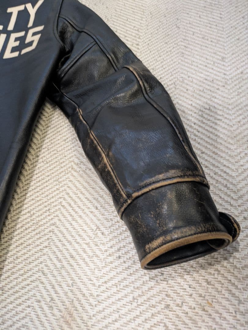 玉*置様 極小ロット　ウルフズヘッド　ワコマリア　ライダース　S　ボア付き