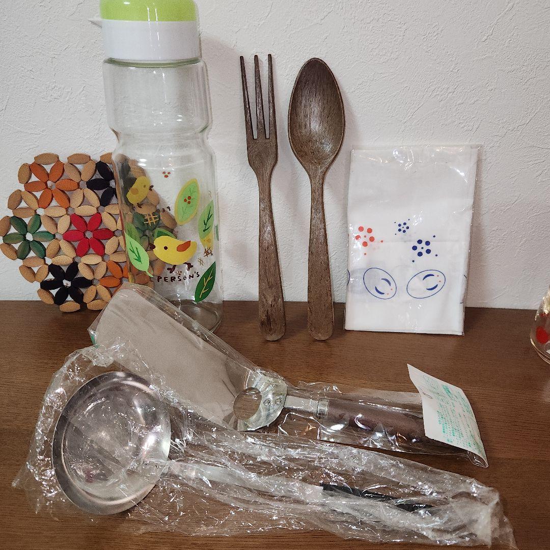 可愛らしい昭和レトロ花柄キッチンセット