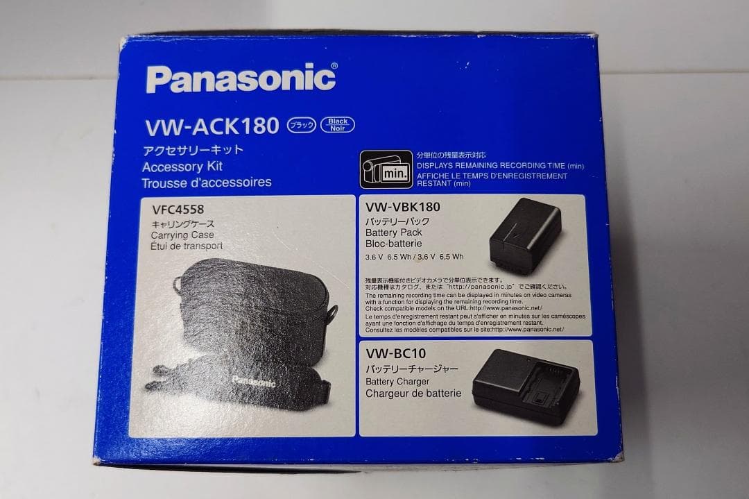 ★新品 Panasonic バッテリーパックVW-VBK180＋純正カメラケース