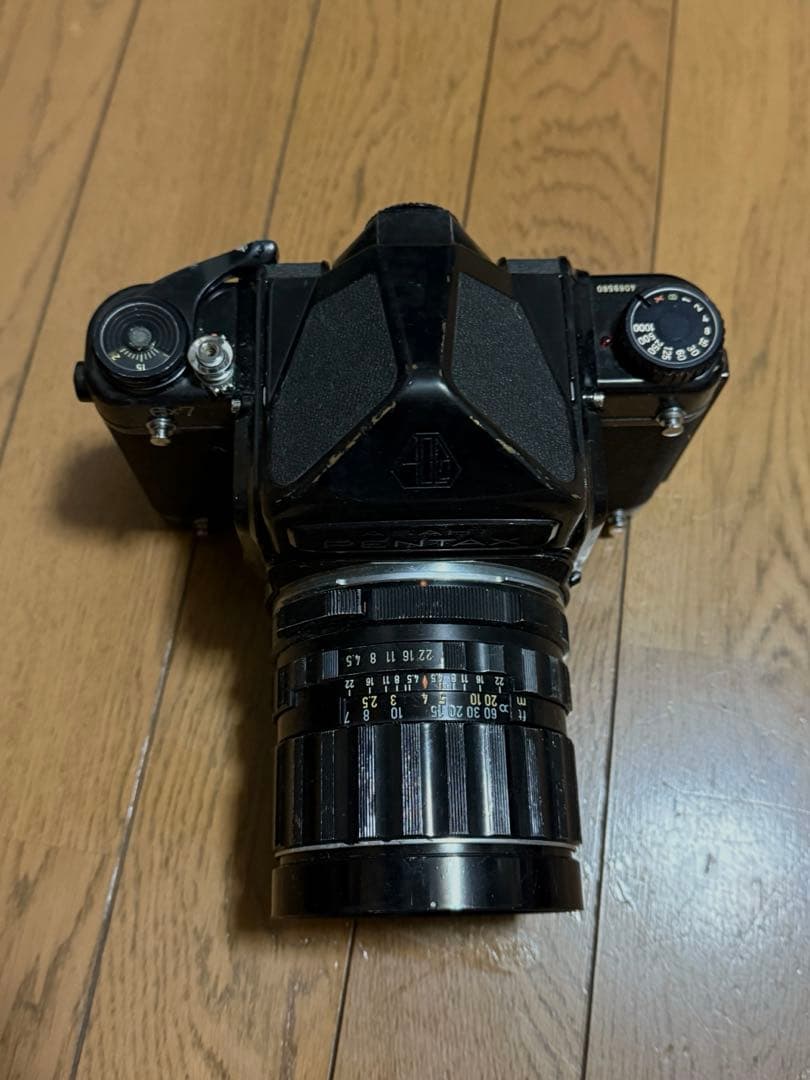 Pentax67カメラ、f4.5 75mmレンズ、フィルム1本付き、