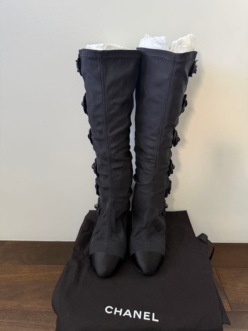 シャネルロングブーツ