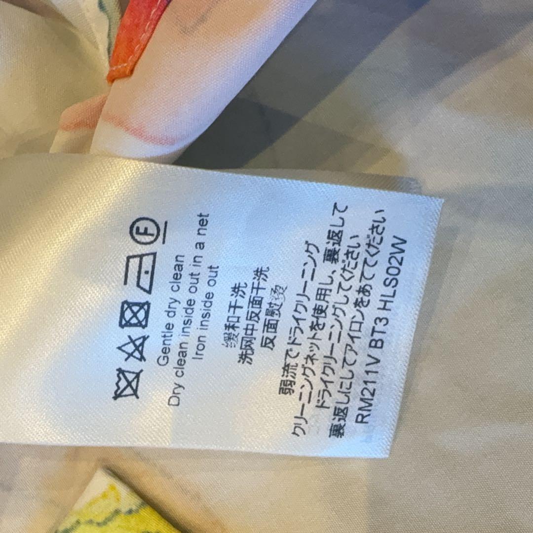 極美品 2021SS ルイヴィトン マルチカラーウォーターカラーシャツ M