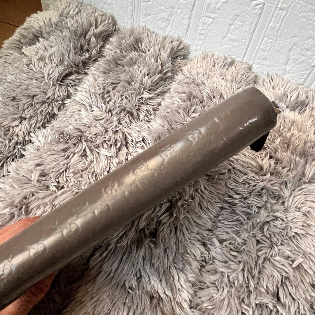 GUCCI マイクロシマ　ラウンドファスナー　グレー　長財布　メンズ　レディース