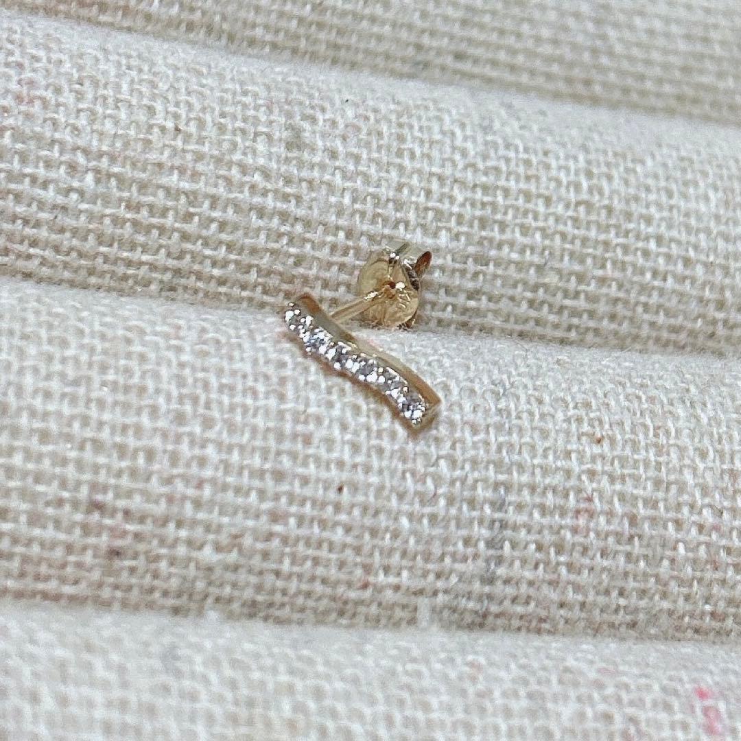 【PRMAL】【K10】 Waving Pave ピアス