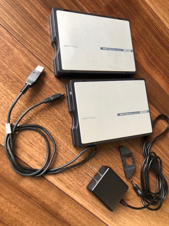 希少　I-O DATA USB2.0/1.1対応 MOドライブ 2セット