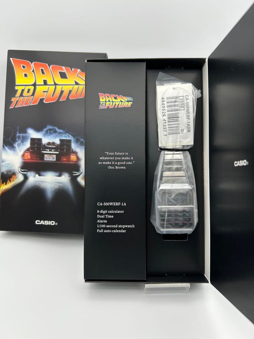 時計 CASIO BACK TO THE FUTURE CA-500WEBF-1A