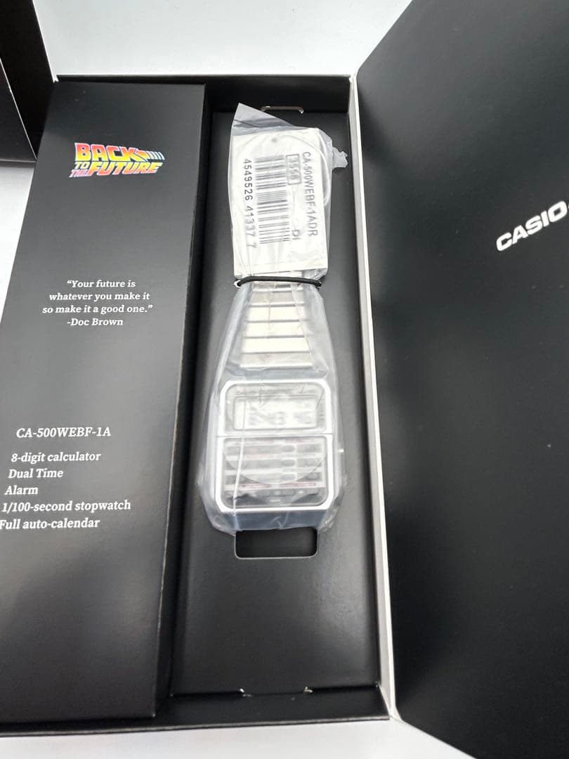 時計 CASIO BACK TO THE FUTURE CA-500WEBF-1A