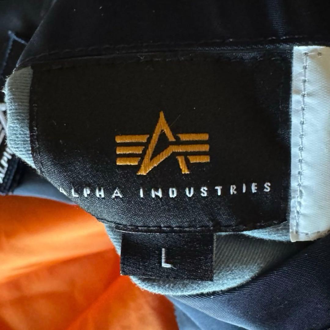 【美品】バンダイ　MA1フライトジャケット　機動戦士ガンダム　アルファコラボ　L