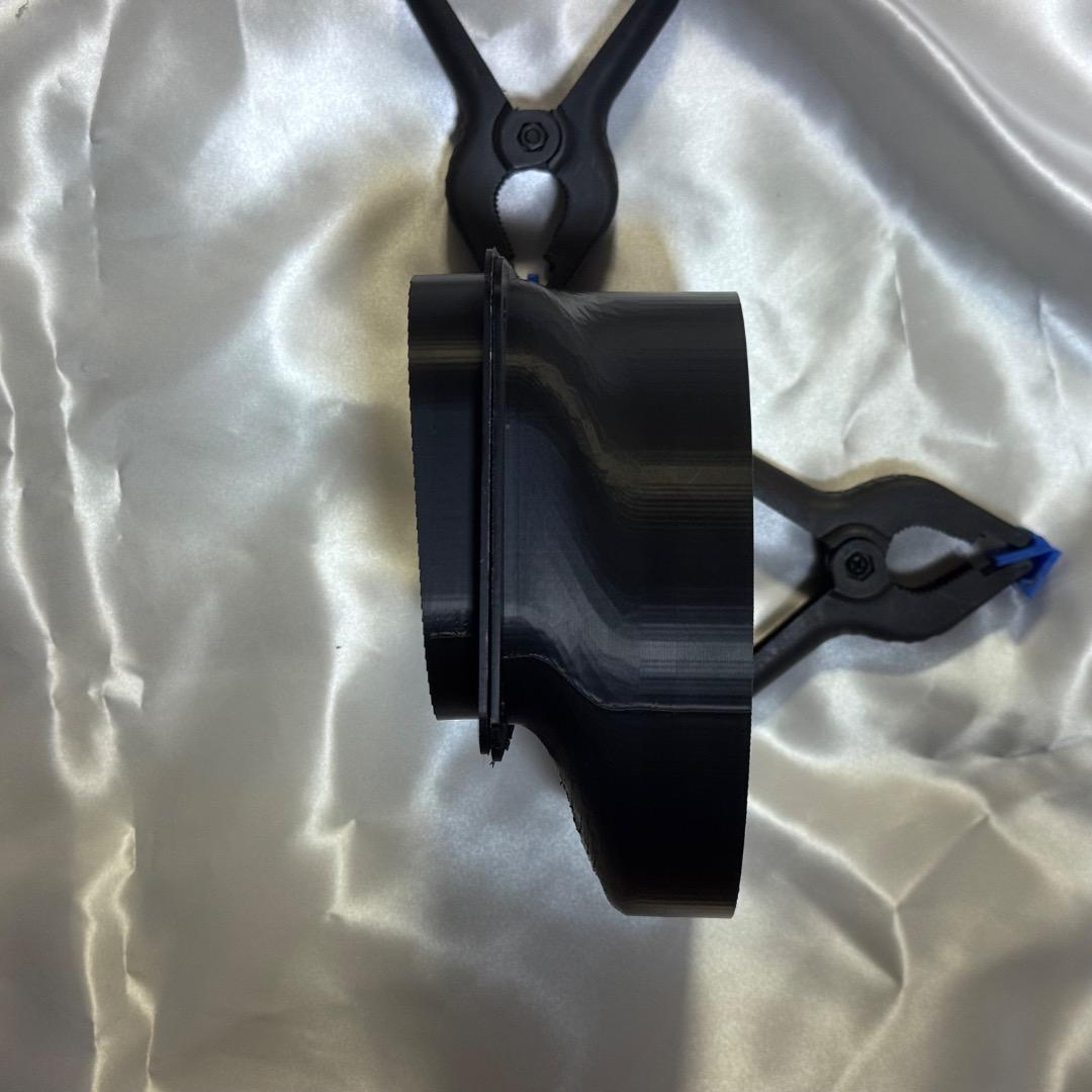 エコフローECOFLOW WAVE2,3専用ダクト取付用パーツ リアドア用 B