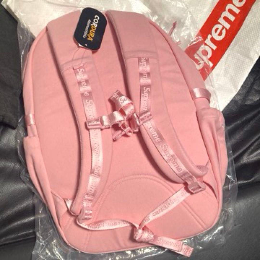 Supreme 25SS バックパック ライトピンク