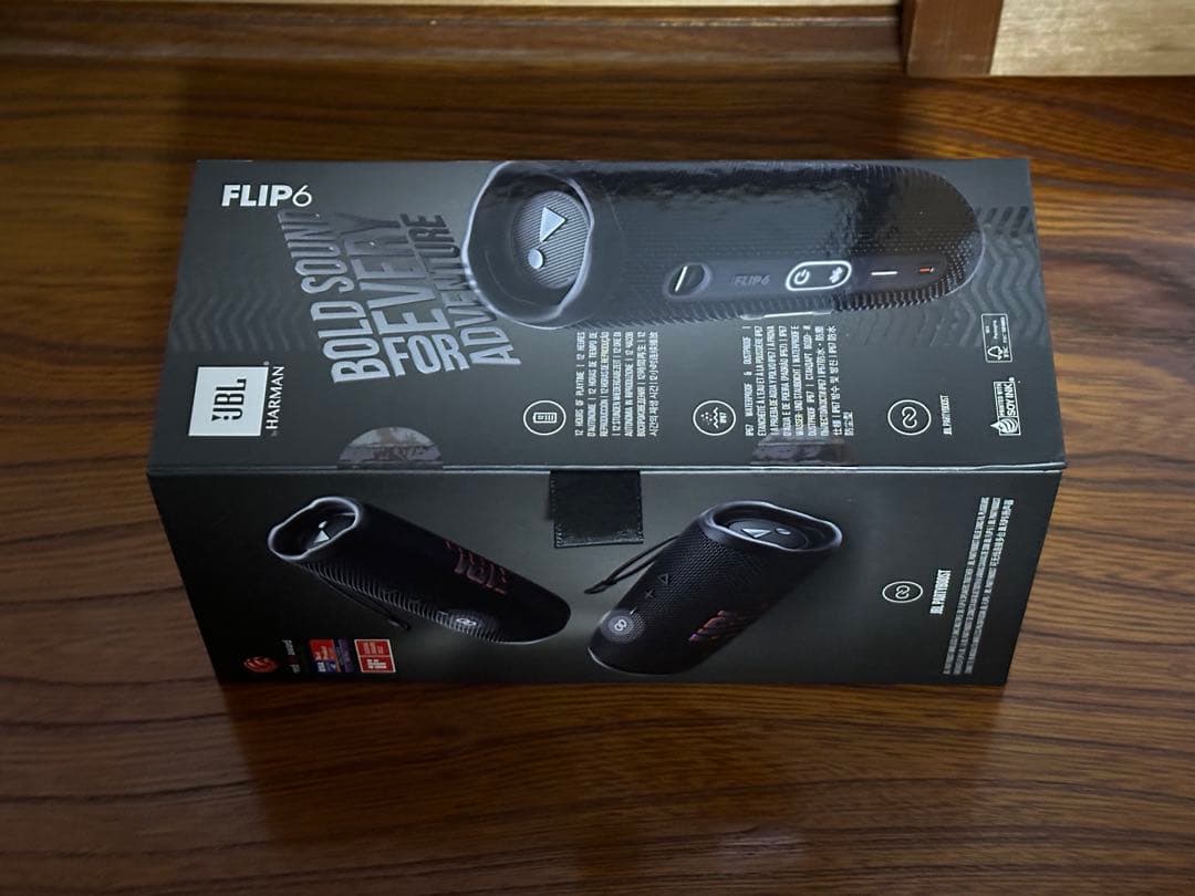 【新品未開封】JBL FLIP6 ワイヤレススピーカー ブラック