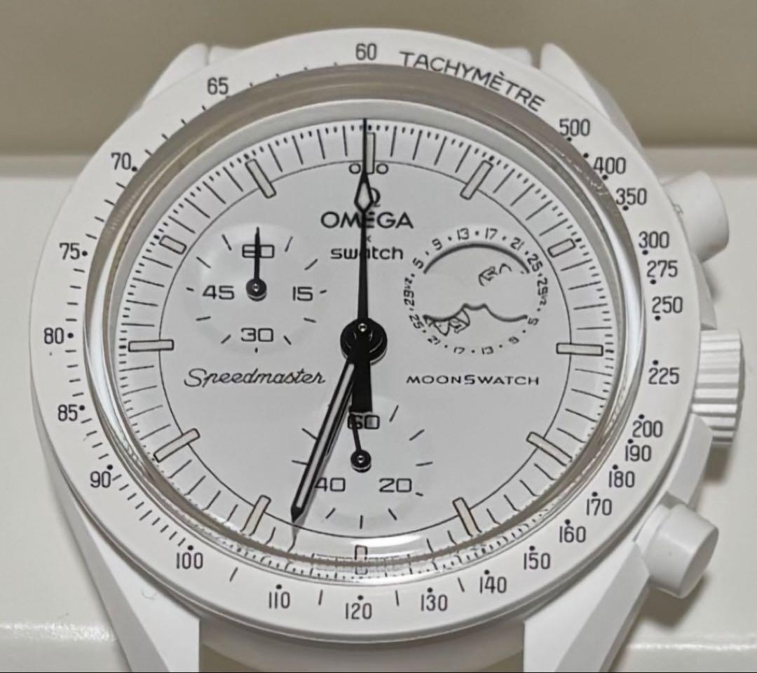 OMEGA x Swatch Speedmaster ホワイト スヌーピー